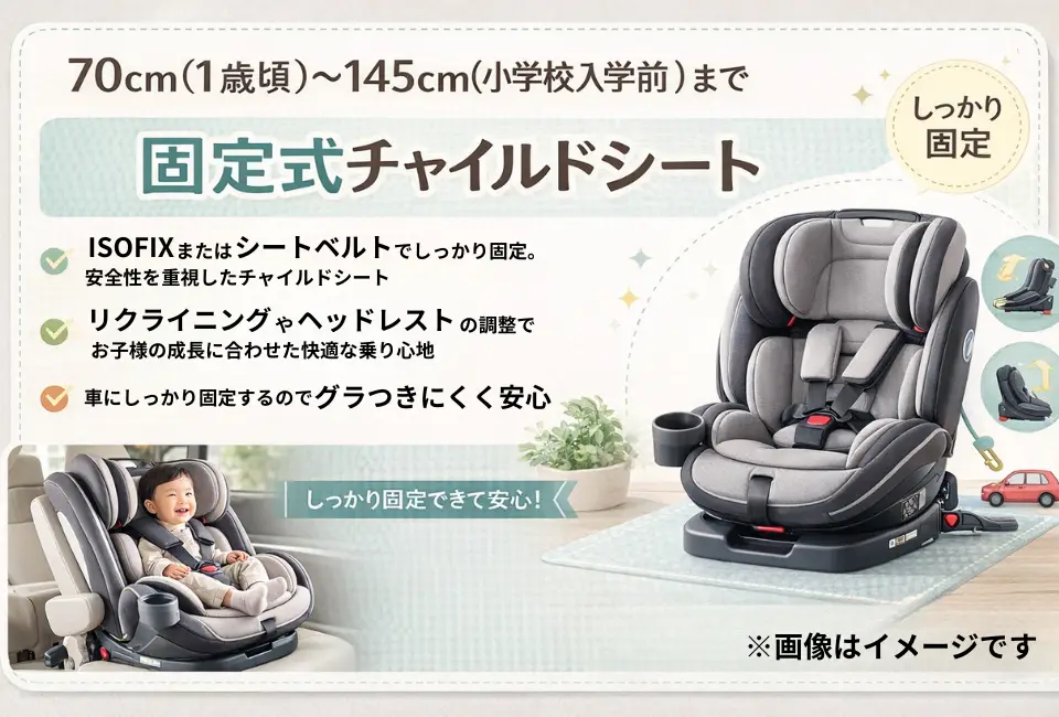 固定式チャイルドシートの全体イメージ