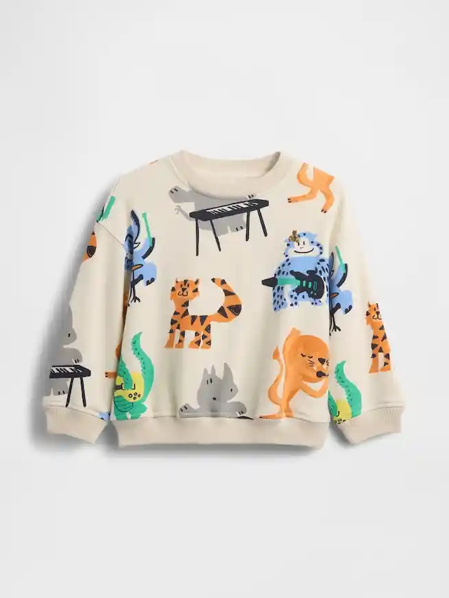 ヴィンテージソフト フレンチテリー グラフィックスウェットシャツ (幼児・ベビー)の画像1