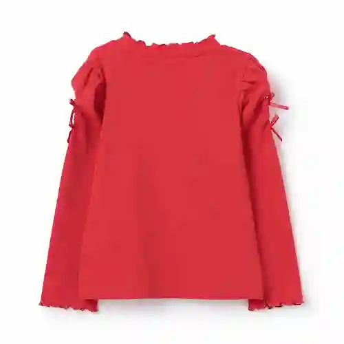 ネックレス刺しゅう　プチハイネック　長袖Tシャツの画像4