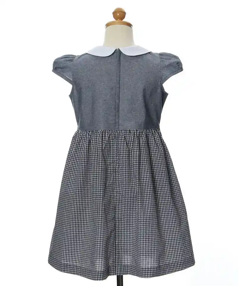 ギンガムチェック柄襟付きワンピースの画像5