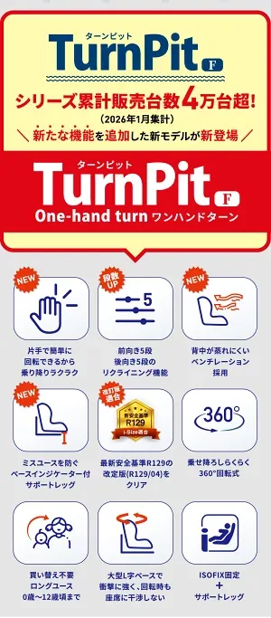 ターンピットFワンハンドターンの機能紹介